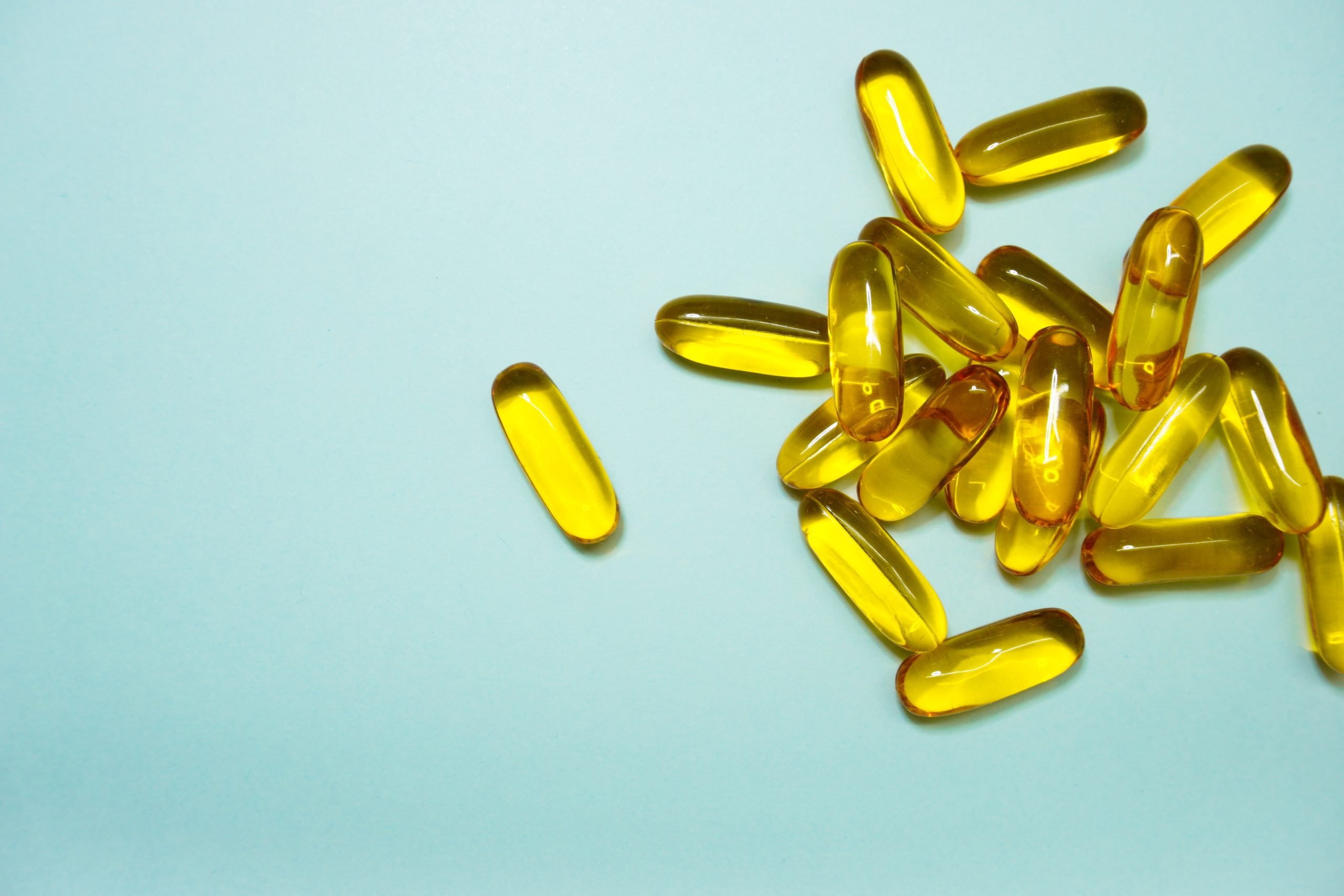 This image shows a bottle of omega-3 supplements, which are a source of these essential fatty acids. Omega-3s are known for their numerous health benefits, including their ability to support brain function, heart health, and reduce inflammation in the body. They can be found in a variety of dietary sources, including fatty fish, nuts and seeds, and plant-based oils. Incorporating omega-3s into the diet can have a positive impact on overall health and well-being.